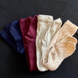 🌟5/$30 - Knit Thigh High Socks